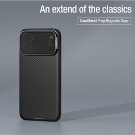 کاور برند نیلکین مدل Camshield Prop Magnetic Transparent Lens Guard مناسب برای Apple iPhone 17 Pro Max