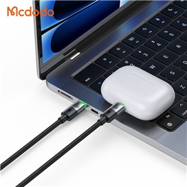 کابل شارژ چند سر تایپ سی و لایتنینگ 100 وات 1.5 متر مک دودو Mcdodo 2in1 Cable CA-6700