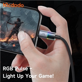 کابل شارژ لایتنینگ 1.2 متر مک دودو Mcdodo Colorful Lights Lightning Cable CA-8170