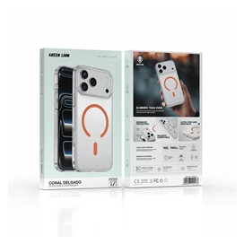 قاب مگسیف MagSafe گرین Green مدل CORAL DELGADO مناسب برای Apple iPhone 17 Pro