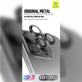 رینگ محافظ لنز اورجینال آیفون BLUEO ORIGIN METAL FRAME LENS PROTECTOR GLASS مناسب برای Apple iPhone 16E