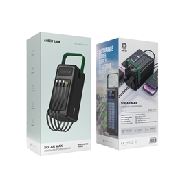 پاوربانک خورشیدی 80000 گرین لاین Green Lion Solar Max Power Bank GNSLRPB80KBK