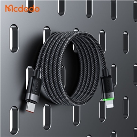 کابل تایپ سی به لایتننیگ با بدنه مگنتی مک دودو Mcdodo Magnetic Self Winding CA-2010