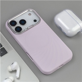 قاب چرمی مگسیف MagSafe ممومی memumi مدل نگین دار مناسب برای Apple iPhone 17 Pro Max