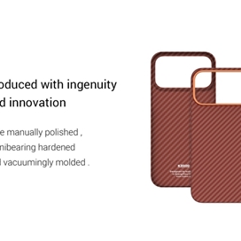 قاب برند کی دوو K-DOO مدل کولار Kevlar برای گوشی آیفون Apple iPhone 17 Pro Max