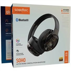 هدست بلوتوثی پرودو Porodo Soundtec Soho Headphone PDST2227