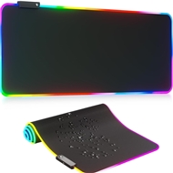 موس پد گیمینگ برند پرودو مدل porodo Wireless Charging RGB Gaming Mouse Pad PDX115