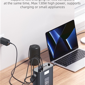 پاوربانک 80000 یوسمز USAMS CD196 80000mAh PowerStation توان 130 وات