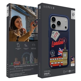 قاب چرمی ضد ضربه لولو Levelo مدل Vallo London مناسب برای Apple iPhone 17 Pro Max