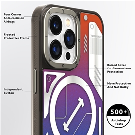 قاب برند یانگ کیت مدل Youngkit Galactic Quicksand Magsafe Series مناسب برای Apple iPhone 17 Pro Max