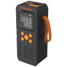 جامپ استارت و پمپ باد پرودو Porodo 4-In-1 Multi-Tool Inflator & Jump Starter PD15KJSPBK