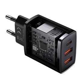 شارژر دیواری فست بیسوس 30 وات Baseus Compact Quick Charger CCXJ-E01