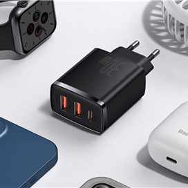 شارژر دیواری فست بیسوس 30 وات Baseus Compact Quick Charger CCXJ-E01