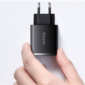شارژر دیواری فست بیسوس 30 وات Baseus Compact Quick Charger CCXJ-E01
