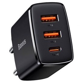 شارژر دیواری فست بیسوس 30 وات Baseus Compact Quick Charger CCXJ-E01