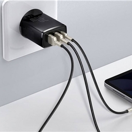 شارژر دیواری فست بیسوس 30 وات Baseus Compact Quick Charger CCXJ-E01