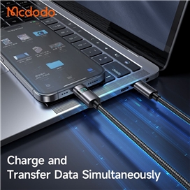 کابل لایتنینگ به Type-C مک دودو Mcdodo CA-6570 دارای قطع کن خودکار طول 1.2 متر توان 30 وات