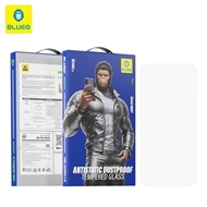 گلس محافظ صفحه برند بلو شفاف بدون حاشیه مدل Blueo Antistatic Dustproof Tempered Glass مناسب برای Apple iPhone 16 Pro