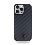 قاب اورجینال برند پولو مدل Santa Barbara Polo Raquet Club ELVIS Carbon Fibre مناسب برای Apple iPhone 16