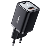 شارژر دیواری یو اس بی و تایپ سی مک دودو Mcdodo CH-1701 Digital Display Fast Charger