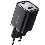 شارژر دیواری یو اس بی و تایپ سی مک دودو Mcdodo CH-1701 Digital Display Fast Charger