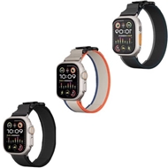 بند اپل واچ 44/49 Levelo Rove Nylon Watch Strap With Metal Buckle