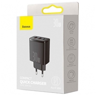 شارژر دیواری فست بیسوس 30 وات Baseus Compact Quick Charger CCXJ-E01