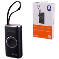 پاوربانک وایرلس 10000 مگنتی بیوا Biva BP-027 توان 30 وات با قابلیت شارژ اپل واچ و کابل متصل