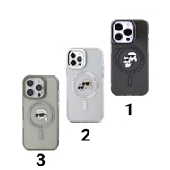 قاب برند کارل لاگرفلد مگ سیف مدل Karl Lagerfeld MagSafe مناسب برای Apple iPhone 16 Pro Max