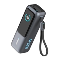 پاوربانک 25000 انکر Anker A1695 Zolo Power Bank توان 165 وات همراه با کابل متصل