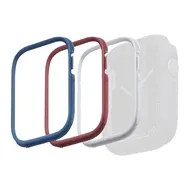 بامپر مخصوص گارد اپل واچ یونیک مدل Moduo Uniq Moduo 3-in-1 PC Bezel Protector Bundle 45/44mm
