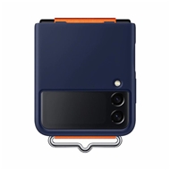 کاور Silicone Cover With Strap سامسونگ Galaxy Z Flip 3