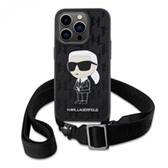 کاور کارل لاگرفلد مدل CROSSBODY STRAP CASE مناسب برای گوشی موبایل اپل Apple iPhone 14 Pro