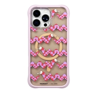 قاب Youngkit یانگ کیت Mosaic Snake Moon Knight صورتی مناسب برای Apple iPhone 16 Pro Max