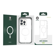 قاب شفاف مگسیف Magsafe گرین Green مدل آنتی شاک Anti Shock مناسب برای  Apple iPhone 15 Pro Max
