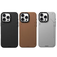 قاب برند یانگکیت مدل Youngkit Simple Matte Leather Case magsafe مناسب برای Apple iPhone 16 Pro Max