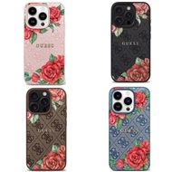 قاب اورجینال برند گس مدل Guess Hard Case with Roses مناسب برای Apple iPhone 16 Pro Max