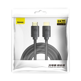 کابل HDMI طول 3 متر 8k بیسوس Baseus 8K HDMI 2.1 Cable CAKGQ-L01