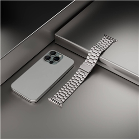 بند استیل برند Levelo مدل DAYTONA مناسب برای اپل واچ 42/44/45/49 میلی متری