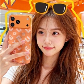 قاب Blueo بلو Gilded Tactile Woven Aramid Fiber Magnetic Case مناسب برای Apple iPhone 17 Pro